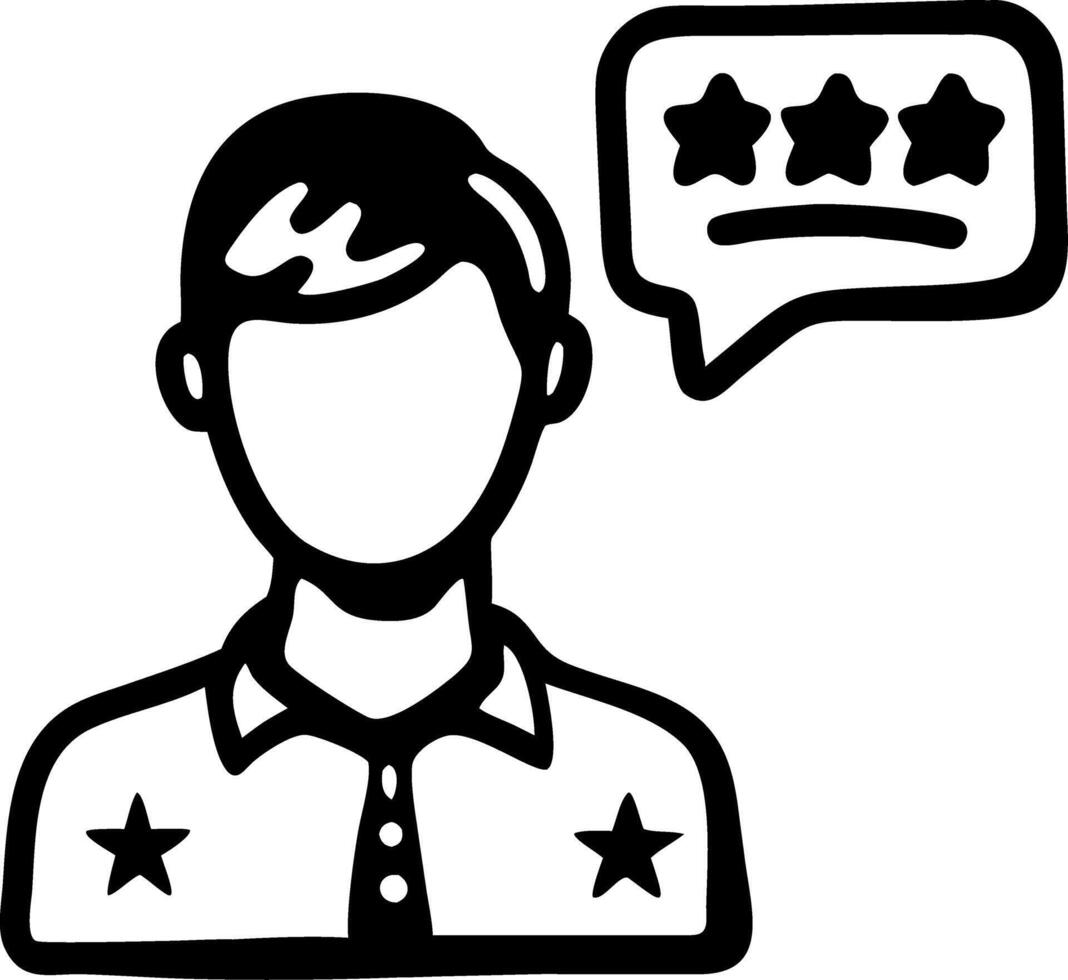 Customer Feedback with Star Ratings for Reviews and Testimonials vector
