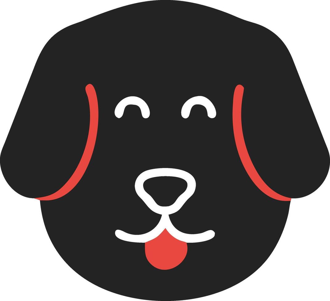Cute Dog Face Illustration for Pet Lovers and Design Projects vector