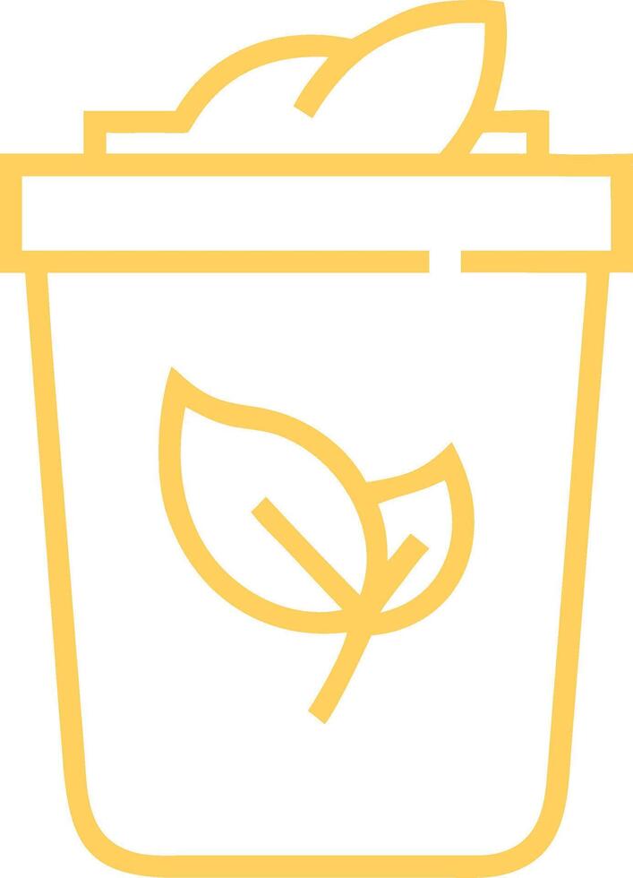 Eco Friendly Compost Bin with Leaf Design for Sustainability Projects and Education vector