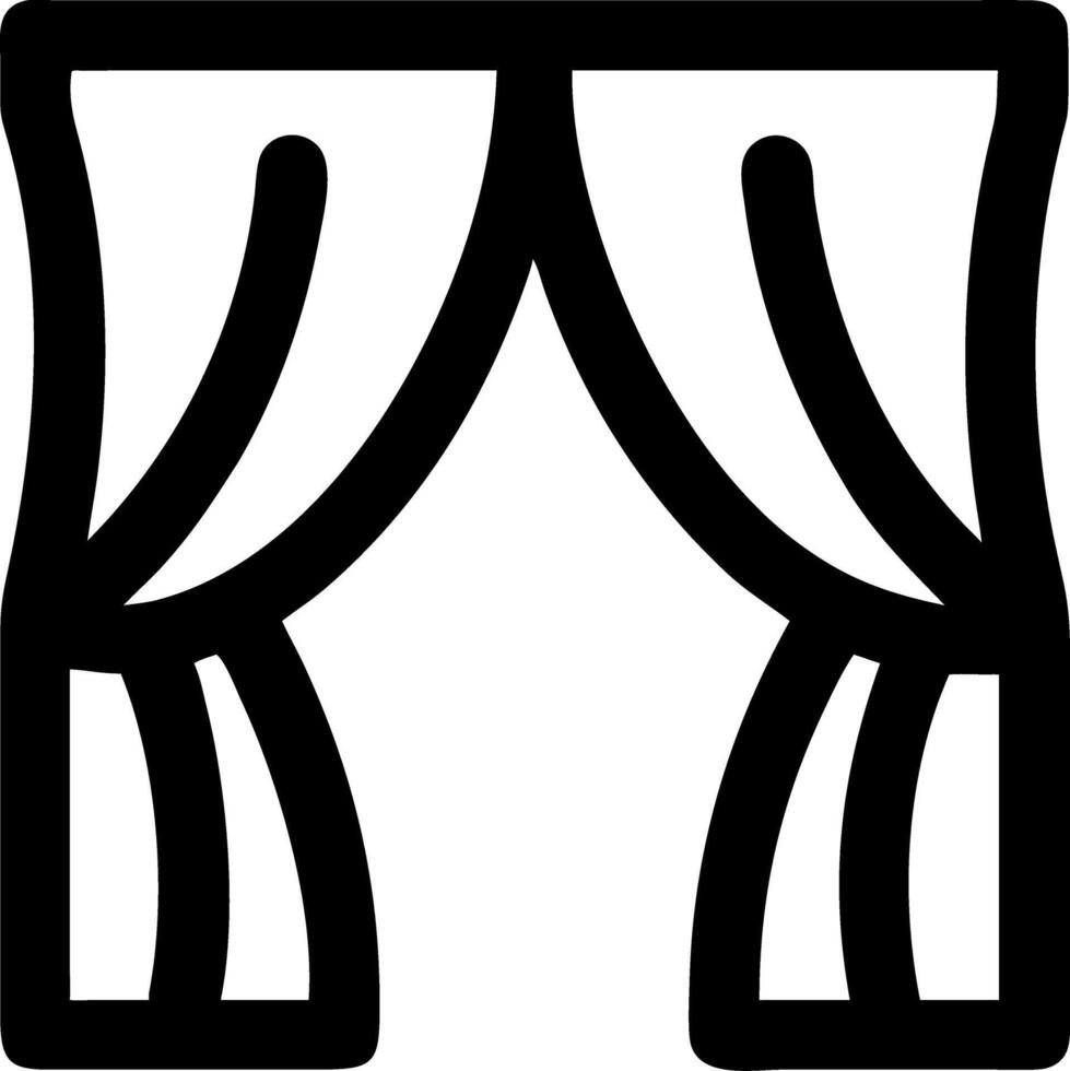 Elegant Illustration of Classic Theater Curtains for Event and Interior Design Concepts vector