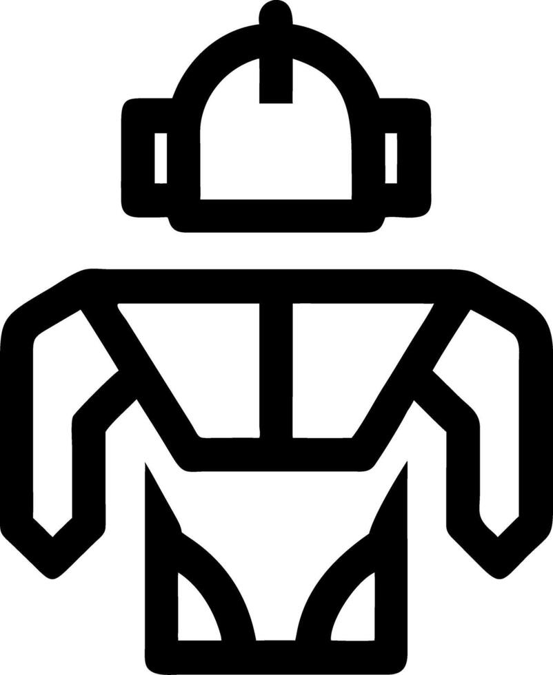 Futuristic Robot for Tech Designs and Illustrations vector