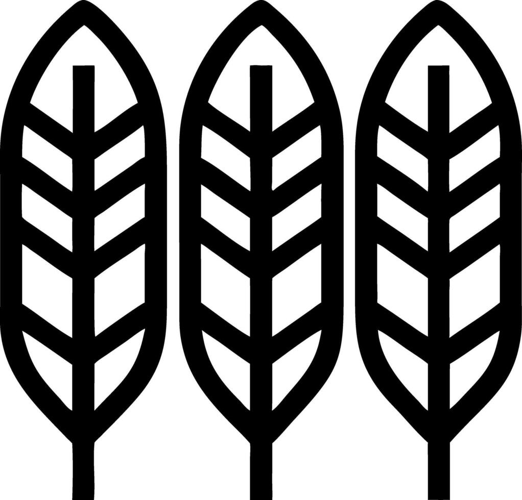 Geometric Leaf Pattern Design for Decor and Art Projects vector