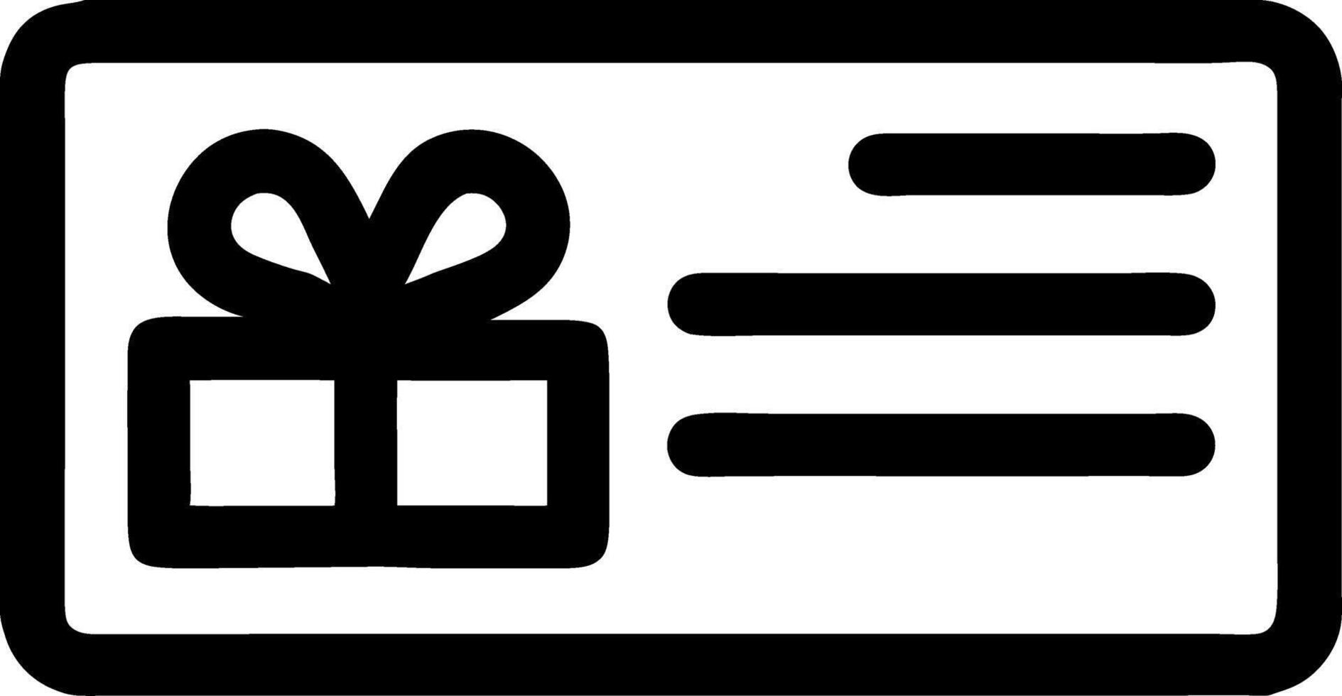 Gift Card Illustration with Present for Versatile Uses vector