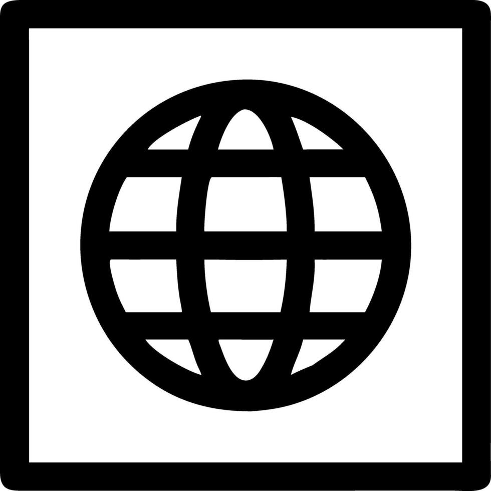 Global Internet Symbol for Web and Technology Design Concepts vector
