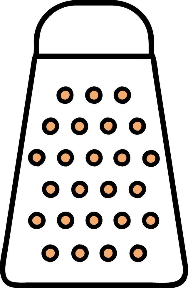 Grater Kitchen Tool Simple Illustration for Culinary Design Projects vector
