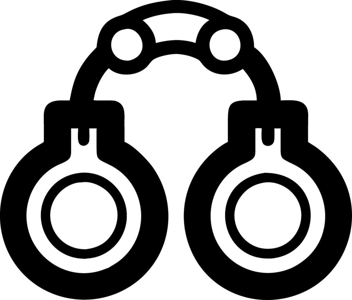 Handcuffs for Law Enforcement and Security Design Resources vector