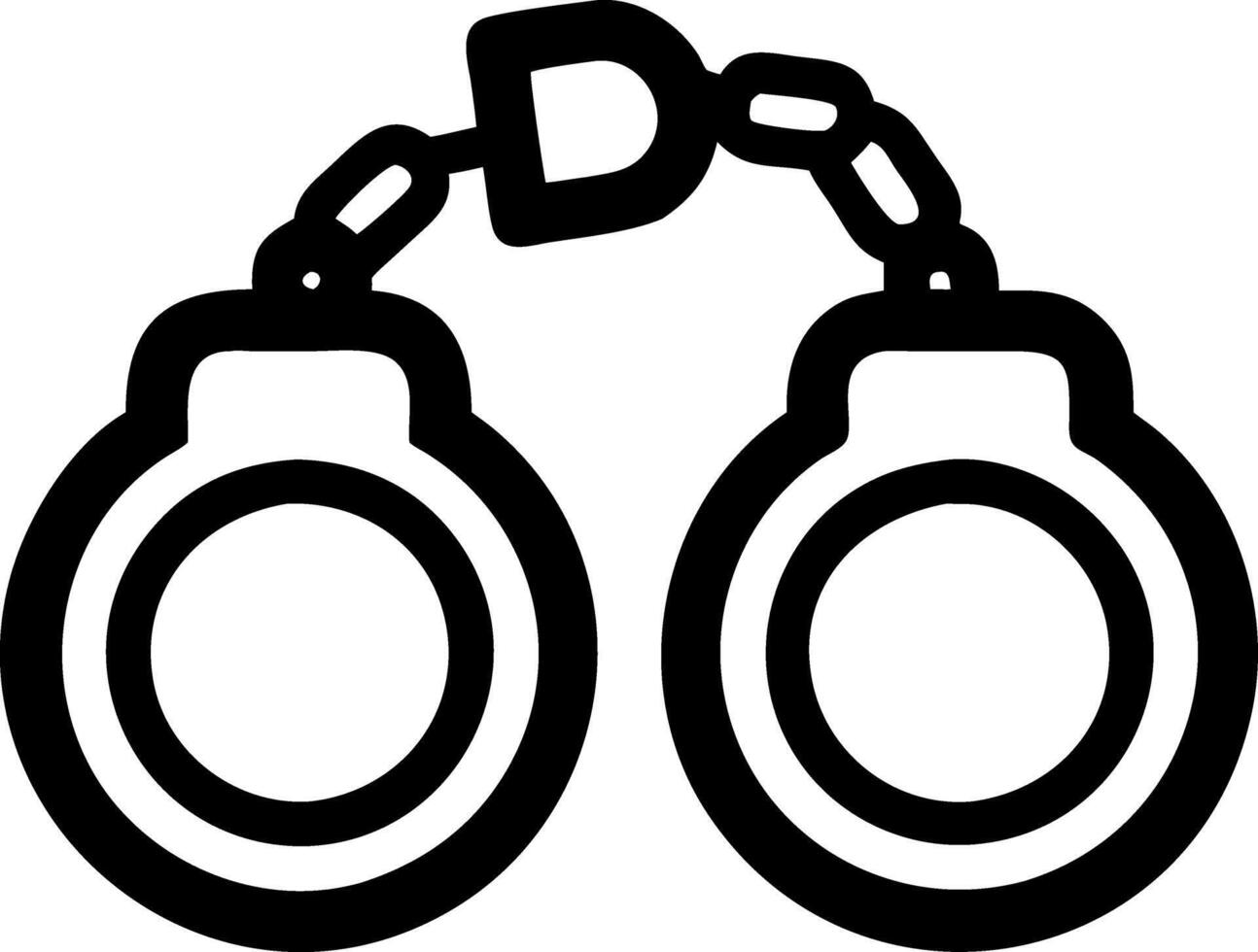 Handcuffs for Security and Law Enforcement Design Projects vector