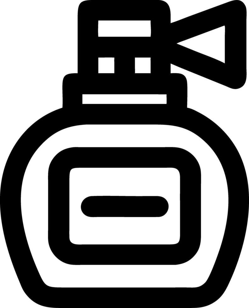 ic Illustration of Perfume Bottle for Design and Branding Projects vector