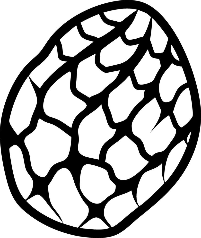 Intricate Scaly Pattern Abstract Design for Tattoos and Coloring Books vector