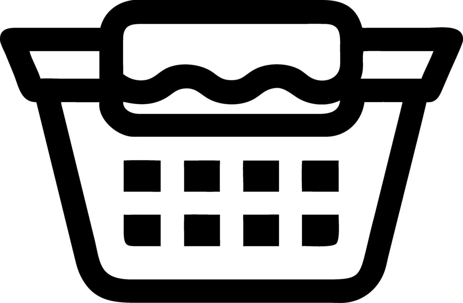 Laundry Basket Illustration for Cleaning and Organization Concepts vector