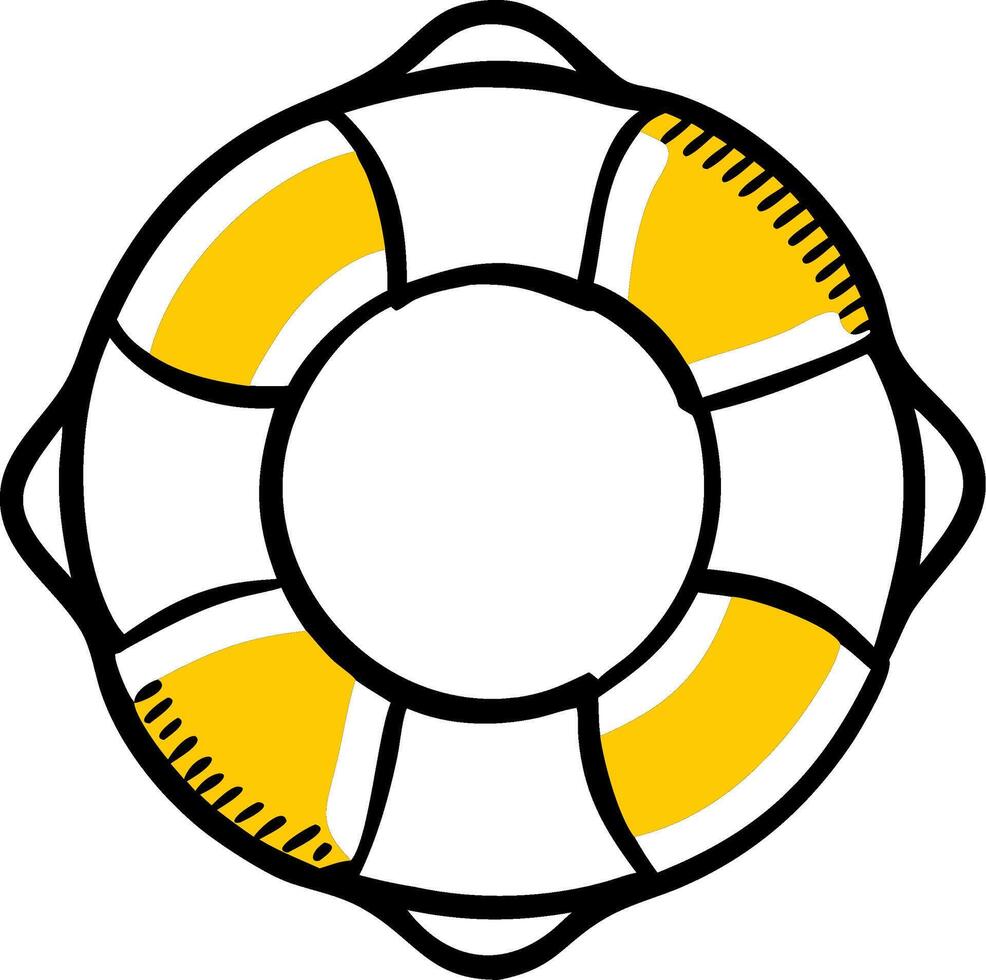 Lifebuoy Safety for Nautical and Rescue Designs vector