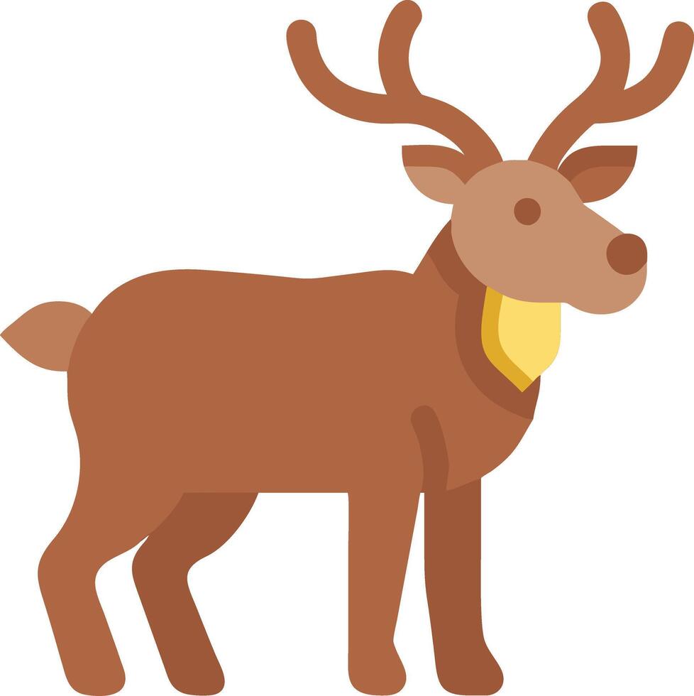 Majestic Deer Illustration with Antlers for Art and Design Projects vector