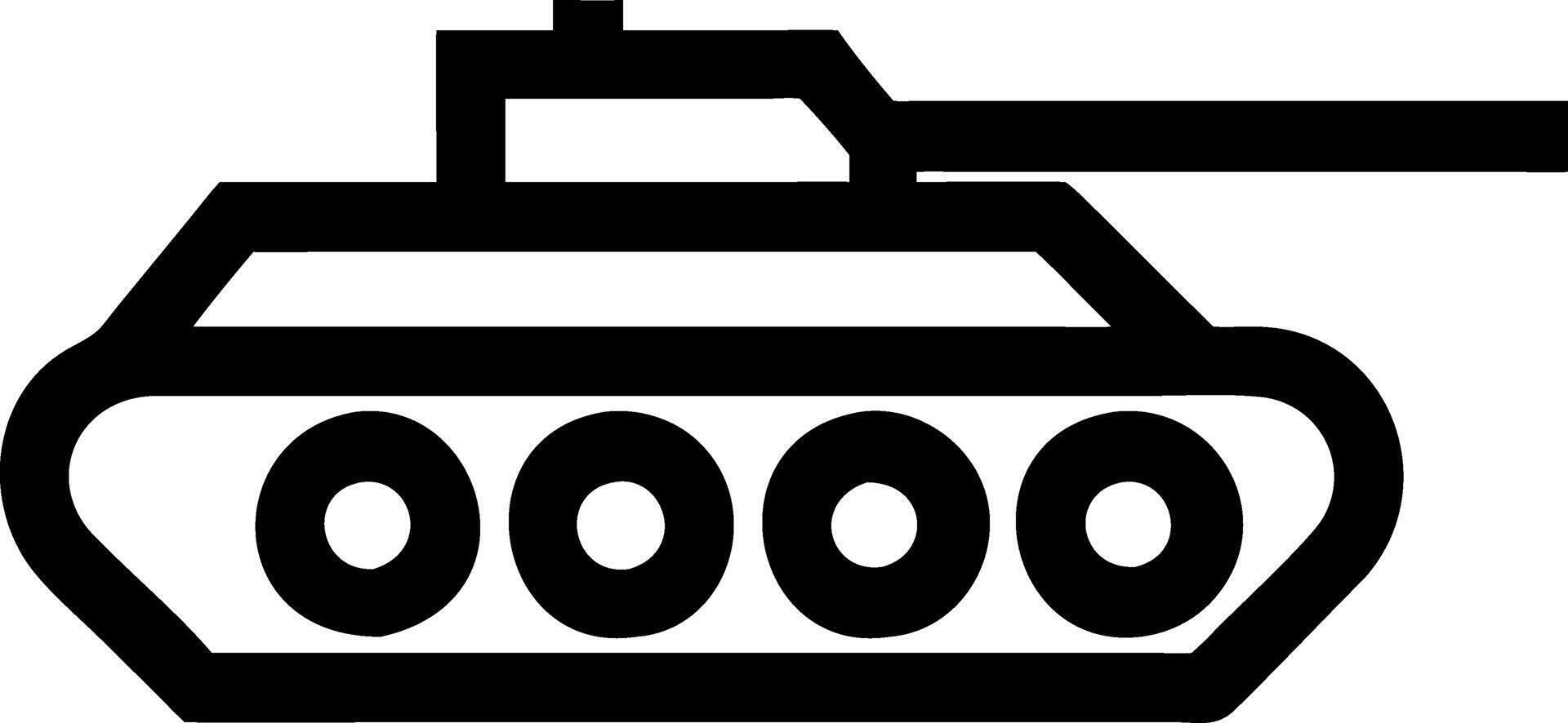 Military Tank Illustration for Defense and Security Design Projects vector
