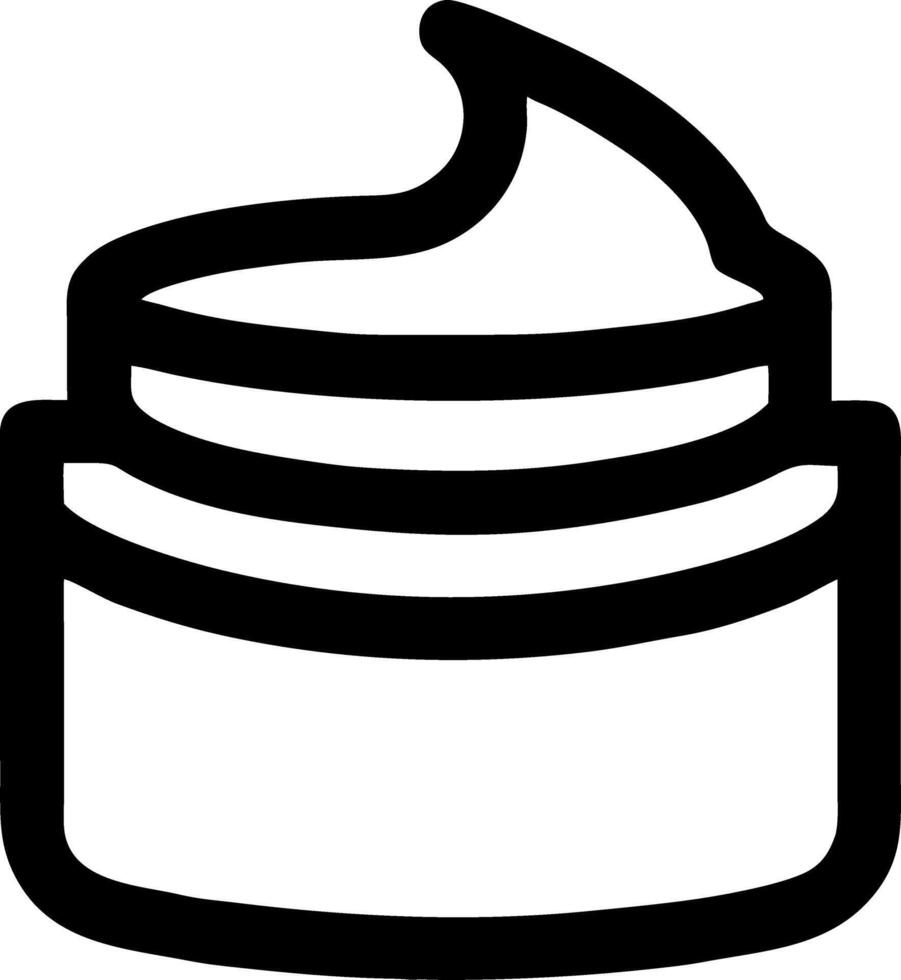 Minimalist Black and White Cake for Designs and Illustrations vector