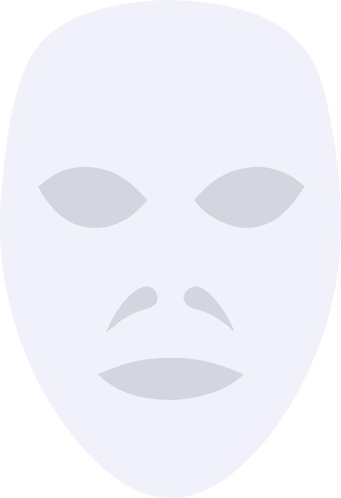 Minimalist Face Outline Monochrome Illustration for Design Projects vector