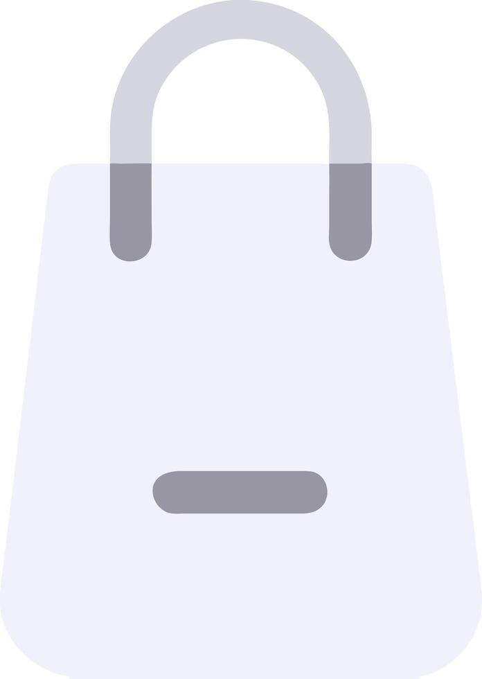 Minimalist Shopping Bag Representation for Retail and E-commerce Use vector