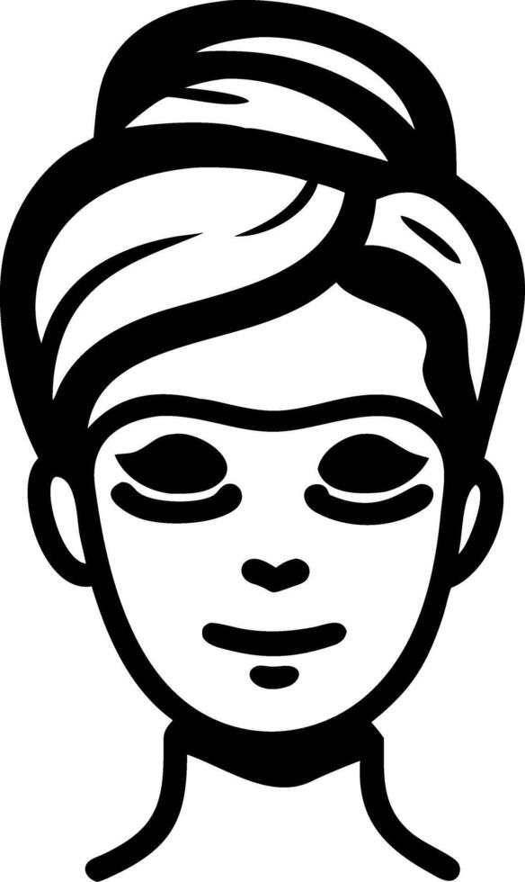 Minimalist Woman Face for Beauty and Design Projects vector
