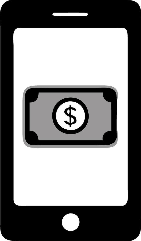 Mobile Banking Money Transfer for Digital Wallet and E-commerce vector