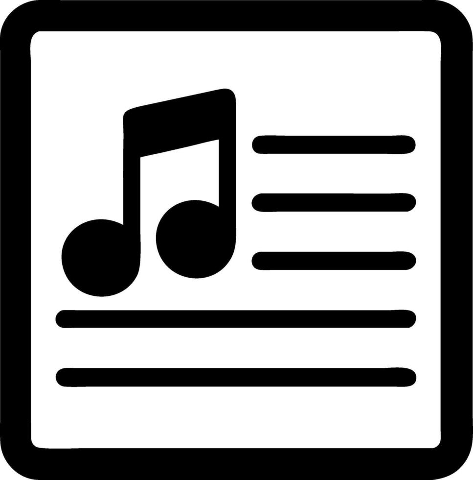 Music Note for Apps and Websites Design Projects vector