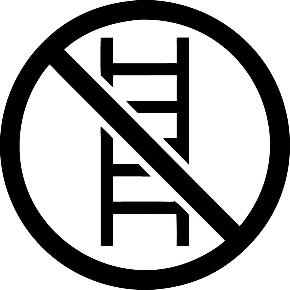 No Parking Sign Circular Design for Road Safety and Regulations vector