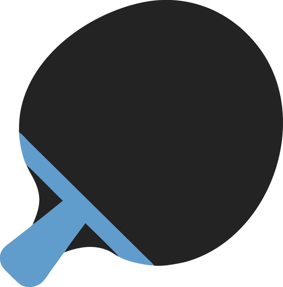 Ping Pong Paddle Minimalist Sport Equipment Design Graphic vector