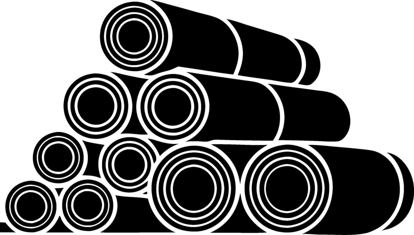 Rolled Carpet Pile for Interior Design and Flooring Projects vector