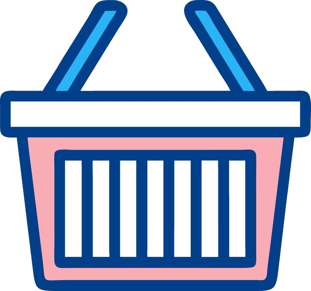 Shopping Basket for Retail and E-commerce Applications vector