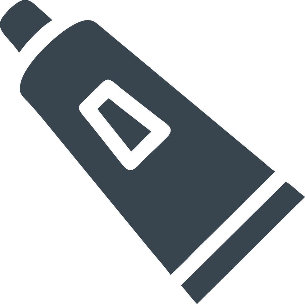 Simple Toothpaste Tube for Dental Care and Hygiene Graphics vector