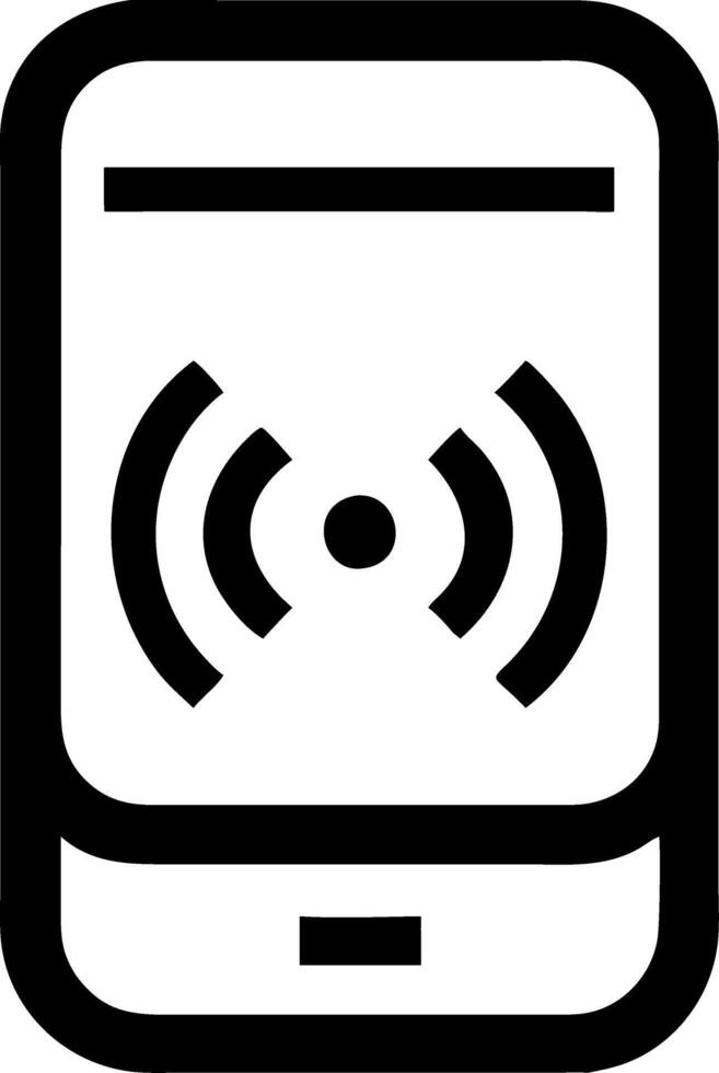 Smartphone Wireless Connectivity for Technology Apps and Education vector
