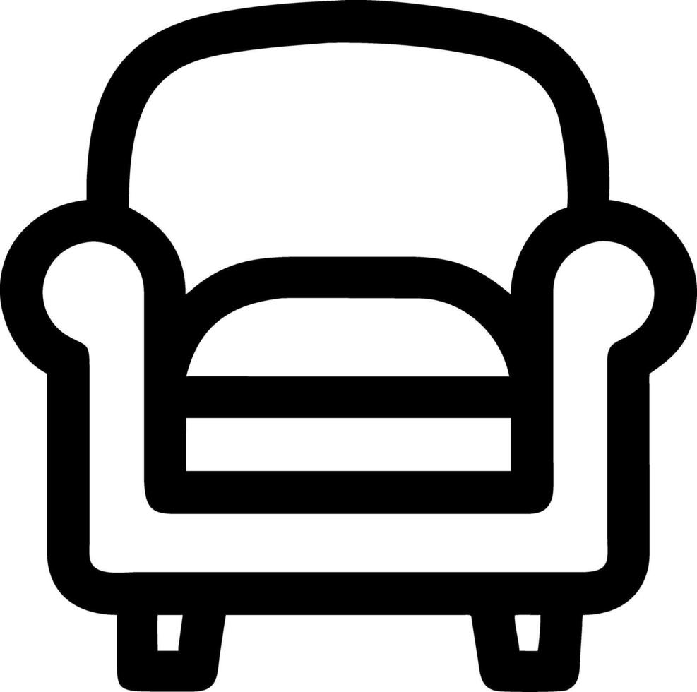 Stylish Armchair for Interior Design and Home Decor Projects vector