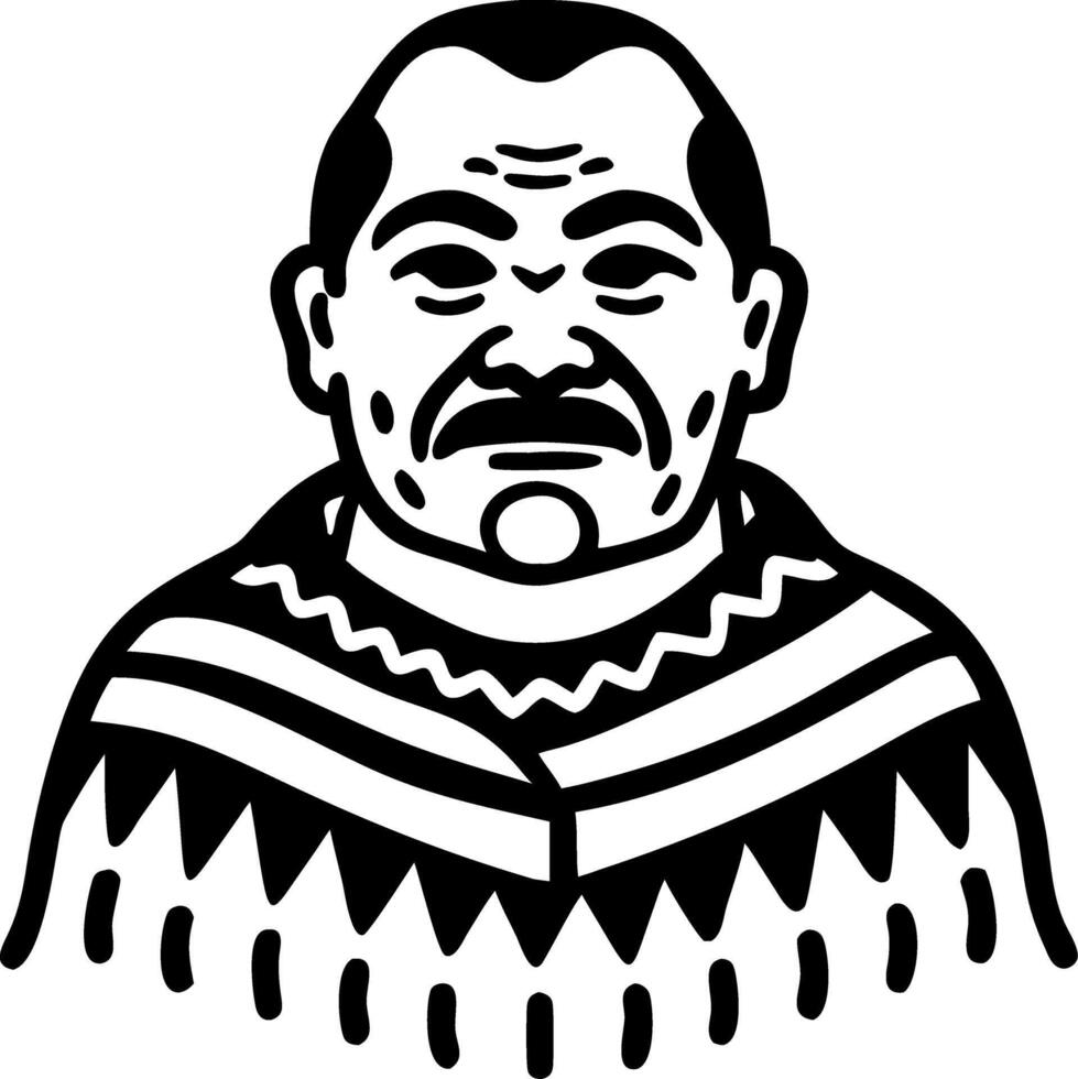 Traditional Tribal Elder Art for Cultural Design and Tattoo Inspiration vector