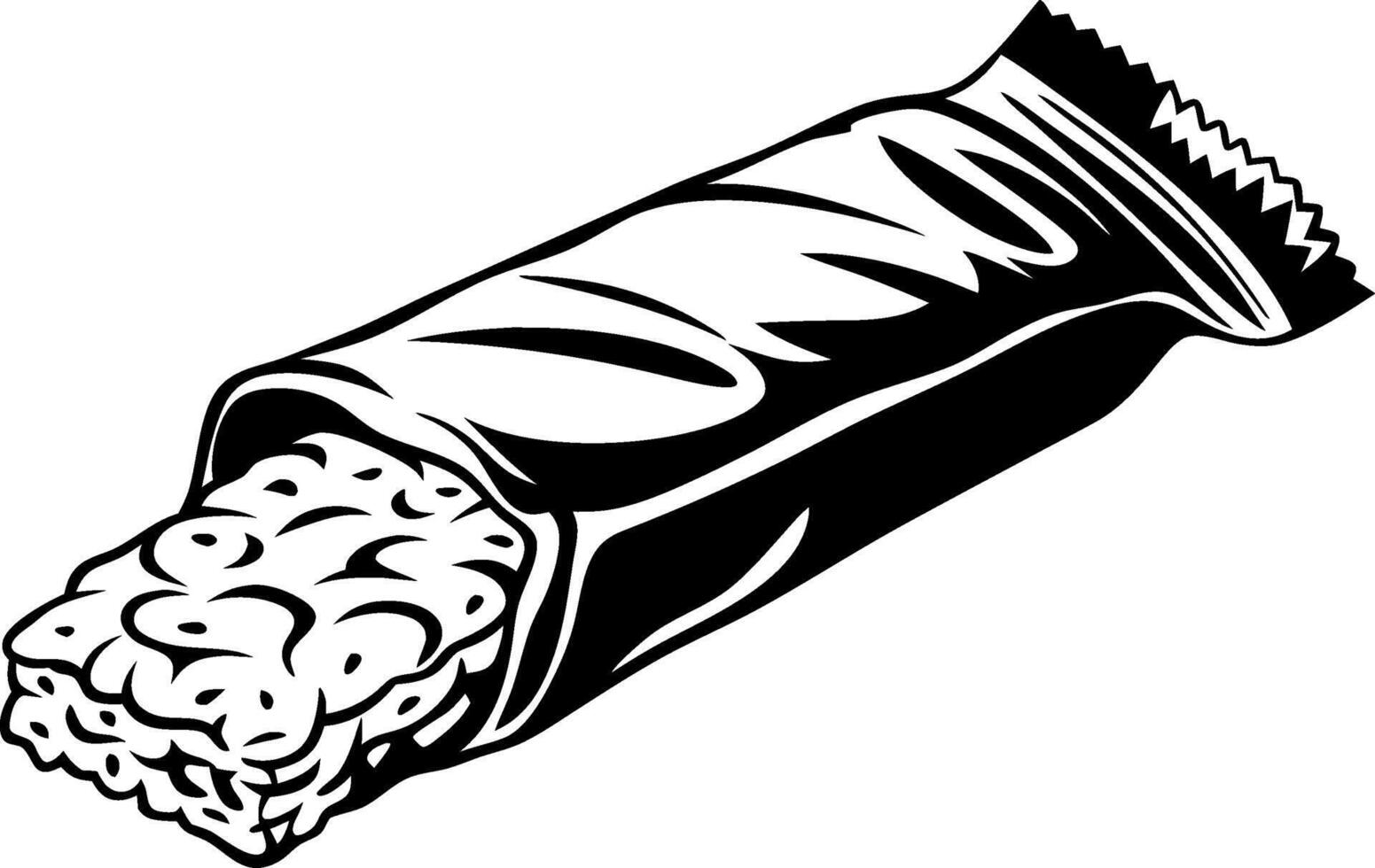 Illustration Energy Bar Packaging Design Snack Food Art vector