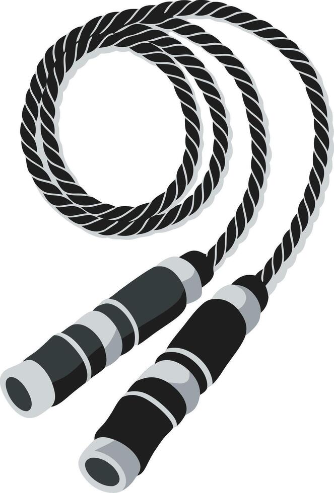 Illustration Jump Rope Fitness Equipment for Exercise and Training vector