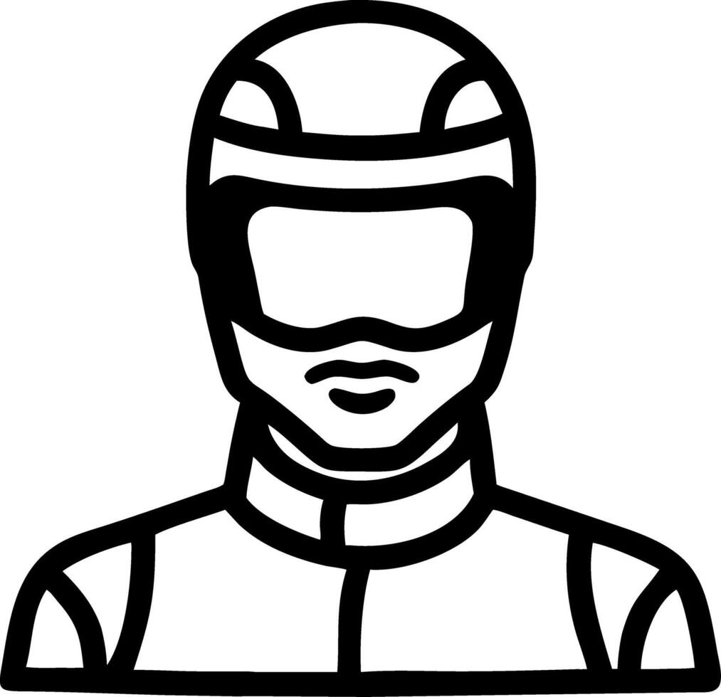 Illustration of Racing Helmet Sport for Design and Decor vector