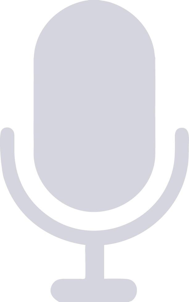 Microphone Design for Audio Podcast Logo Music Apps and Presentation Graphics vector