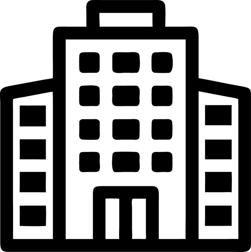 Urban Building for Business and Real Estate Design Projects vector