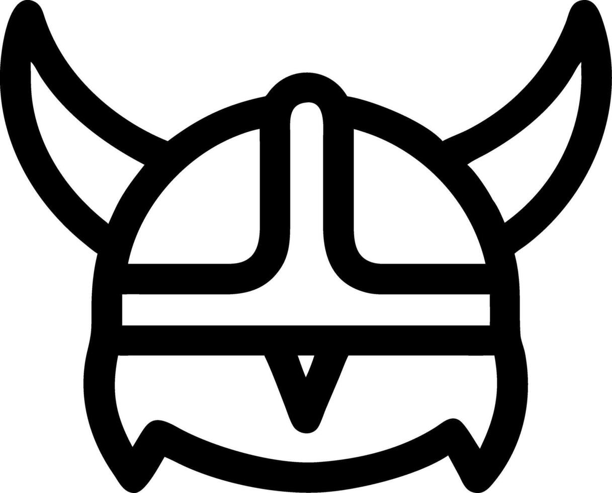 Viking Helmet for Design and Decoration Projects vector