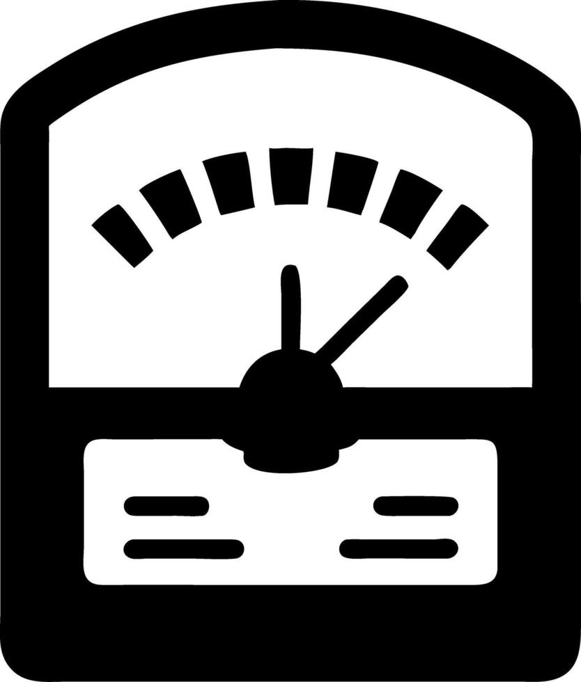 Vintage Analog Gauge Illustration for Technical Designs and Education vector