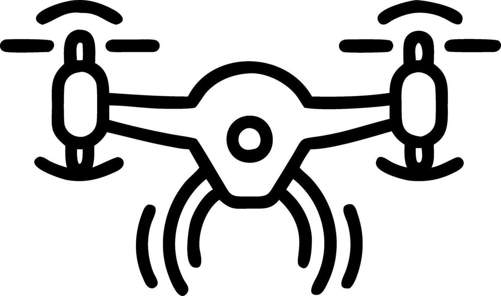 Macro Close up of Futuristic Drone Propellers with Motion Blur vector