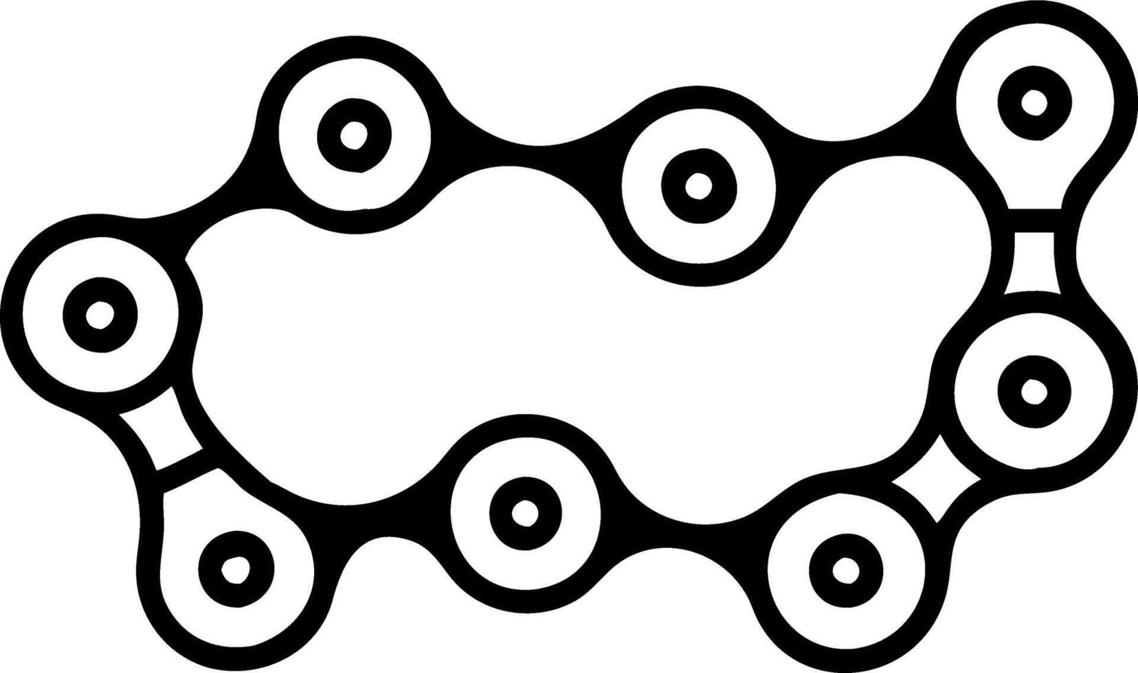 Macro Close up of Bike Chain in Motion vector