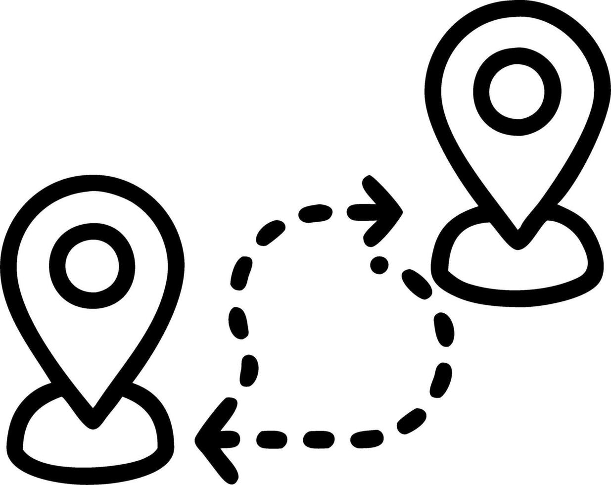 Kids Planning a Toy Distribution Route vector