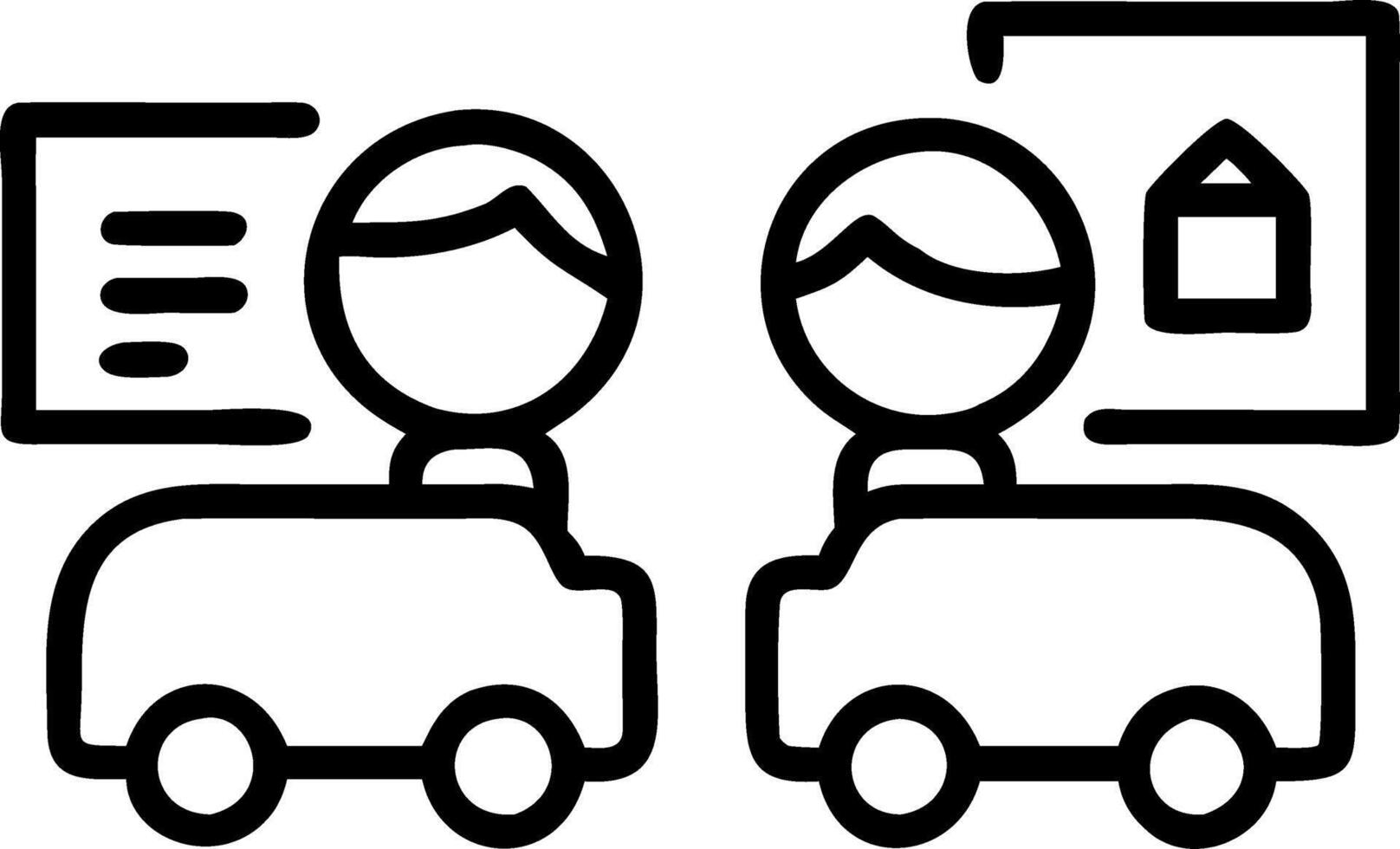 Kids Managing a Toy Fleet vector