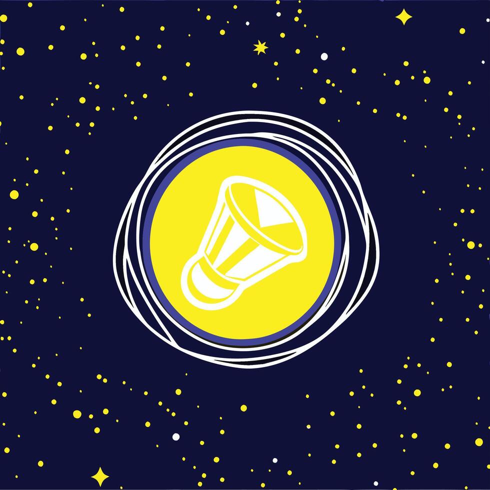 Night Sky Lantern Celestial Illumination vector