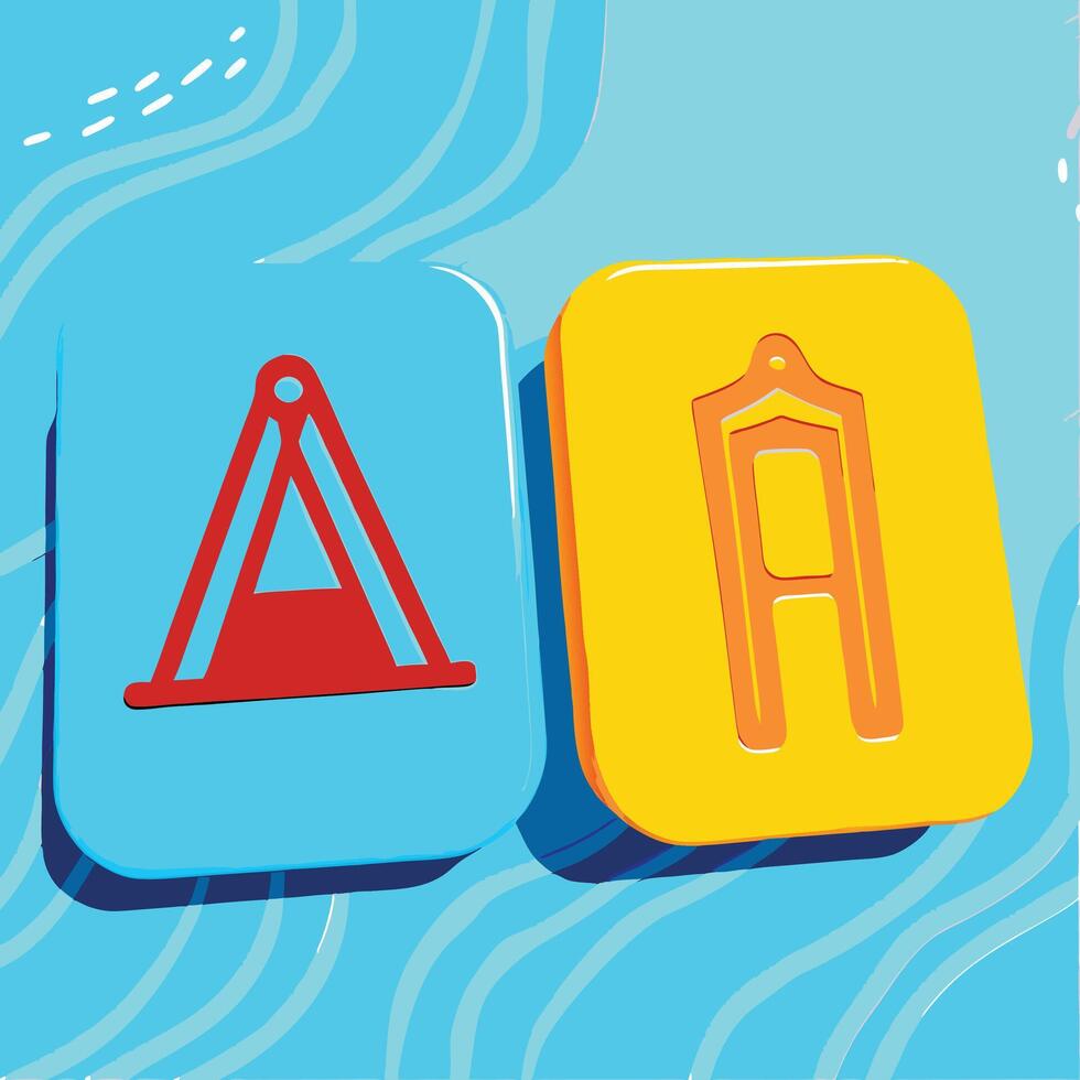 Abstract Shapes Triangular and Rectangular Designs vector