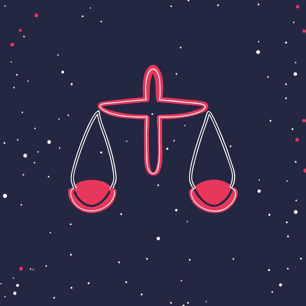 Scales of Justice Symbol of Balance and Equity vector