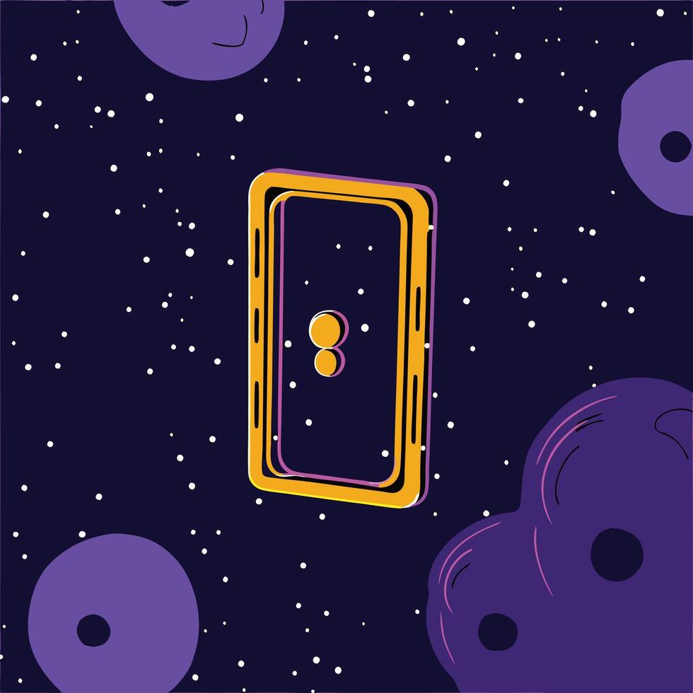 Cosmic Portal A Gateway to the Stars vector