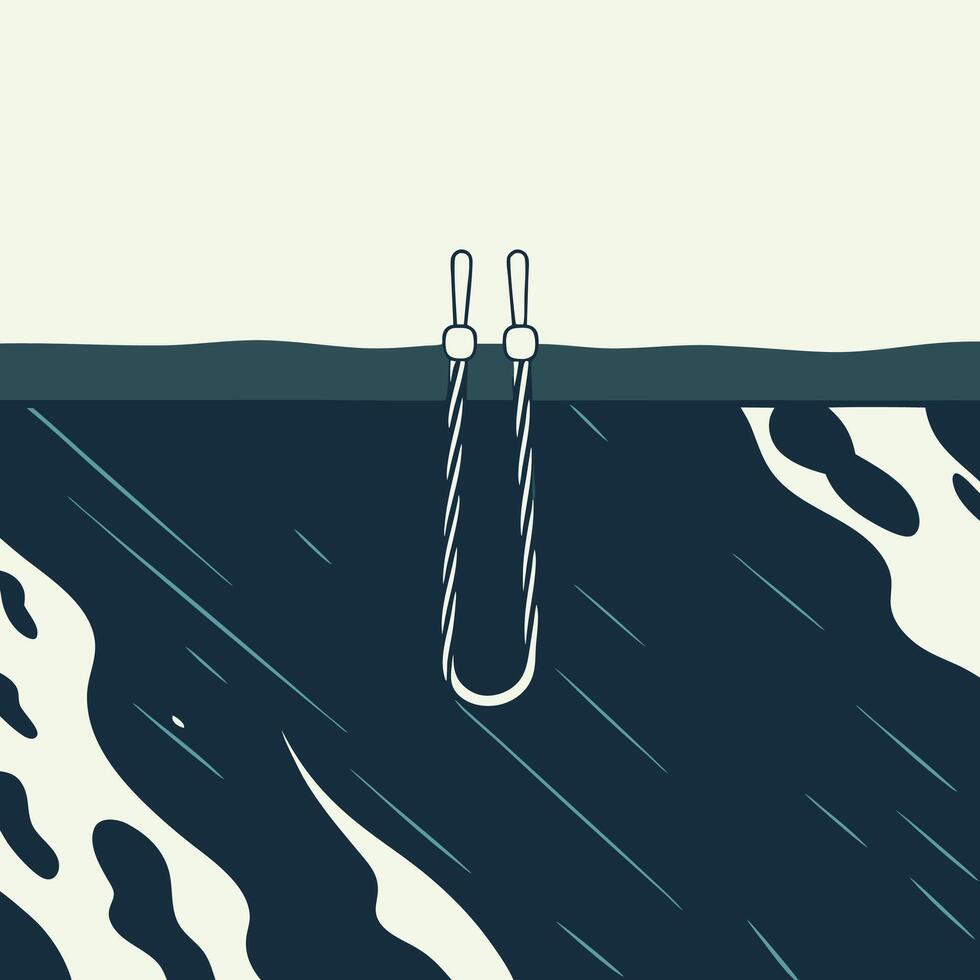 Deep Exploration Subsurface Probe and Fluid Dynamics vector