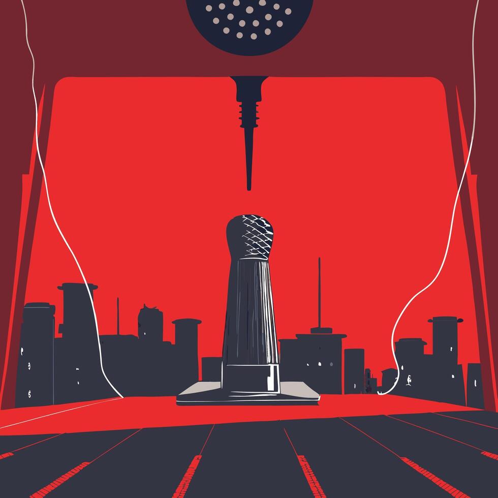 Urban Spire A City's Monument vector