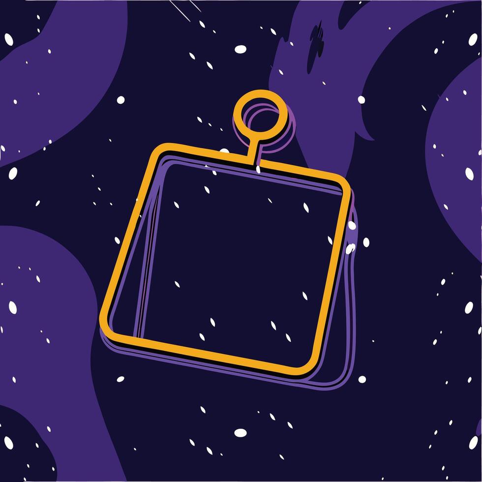 Abstract Cosmic Handbag Design vector