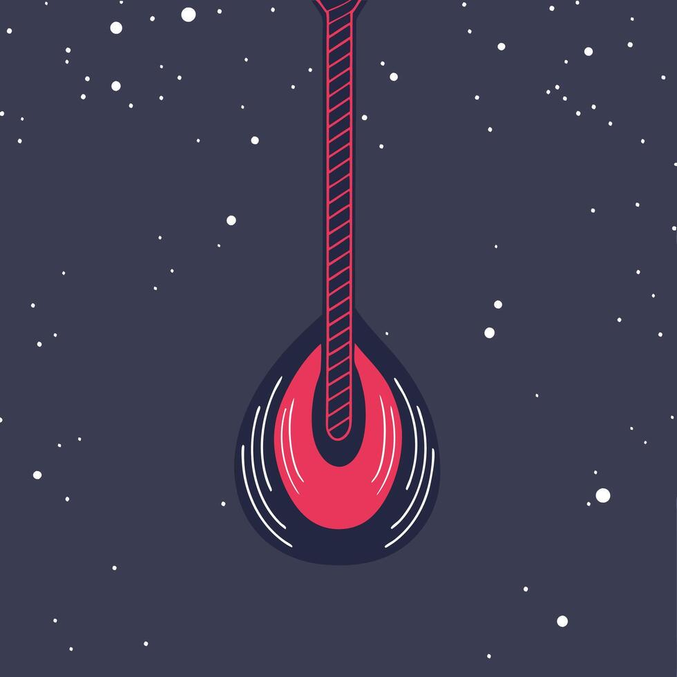 Cosmic Swing A Vibrant Space-Themed Design vector